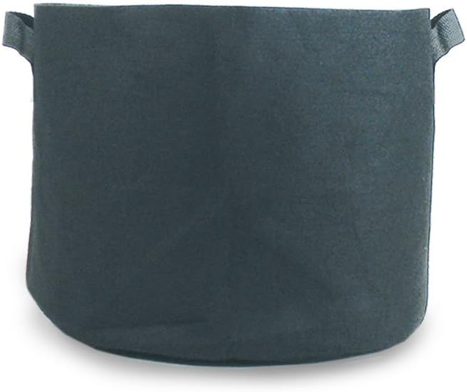 HTG Supply Phat Sacks 5-Gallon Indoor/Outdoor Black Fabric Grow Pot - 100-Pack