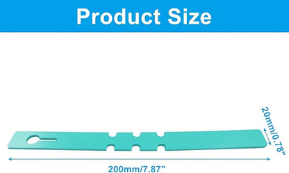 120 PCS Adjustable Plastic Plant Tree Tags - Waterproof Wrap Around Labels, Reusable Garden Markers(Green)
