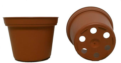 Seed Kingdom 200 New 3 Inch Plastic Nursery Pots ~ Pots are 3 Inch Round at The Top and 2.25 Inch Deep. Color: Terracotta