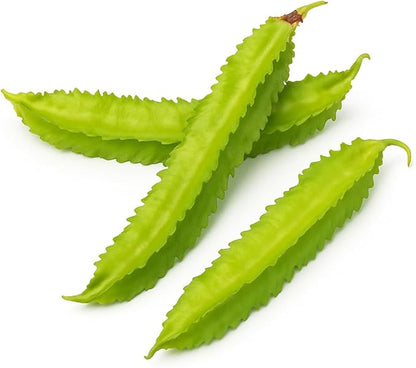 50+ Winged Bean Seeds – Dragon Bean, Four-Angled Bean – Tropical Climbing Vegetable – Non-GMO, Heirloom, Fast Growing – 60–90 Days to Harvest – Mai’s Family