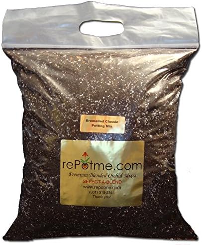 rePotme Bromeliad & Jewel Classic Potting Mix (4 Qt, Junior Bag)