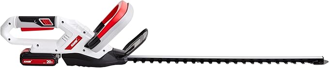 KAKEI 20V Cordless Hedge Trimmer with 520mm Blade & 40Min Runtime | Adjustable 5-Angle Swivel Handle, Lightweight Aluminum Body, Blade Guard for Effortless Trimming