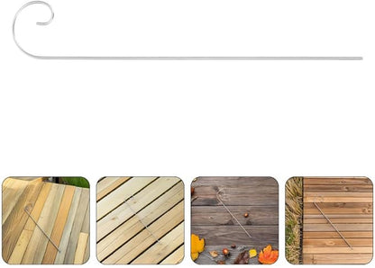 Shepherd Hooks for Outdoor 11.81In Tall Garden Plant Label Hooks Metal Stakes for Hanging Lanterns Signs and Floral Picks