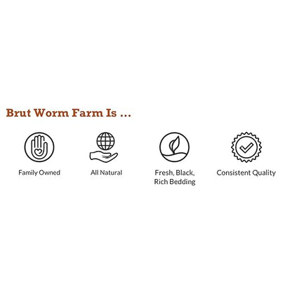 Brut Organic Chicken Compost 1 Cubic ft Nutrient Rich Fertilizer for Thriving Gardens Safe, Pure, and Effective Treatment (2 Pack)