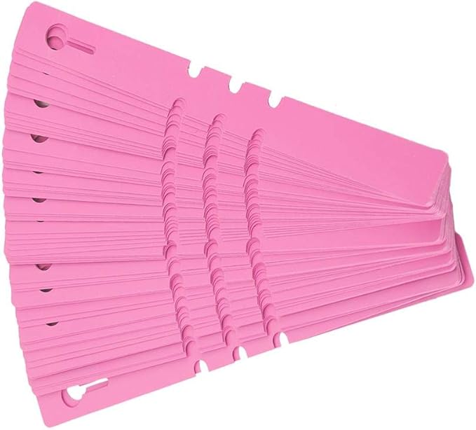 100Pcs Nursery Plant Tags Plastic Plant Tree Markers Wrap Around Hanging Nursery Garden Decor Reusable Labels Lawn Ornament 21 x 2cm ()