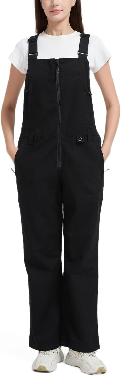 Women's Comfort Fit Tough Flex Canvas Work Bib Overalls