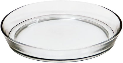 Achla Designs 8 3/4-in Glass Plate, Plant Tray Terrarium Saucer