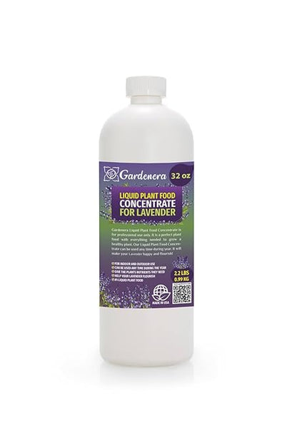 Gardenera Plant Growth Superfood for Lavender with 18 Essential Vitamins & Minerals - Organic Plant Food Fertilizer - Micro-Fungi and Bio-Organisms for Lavender Plant Care & Growth Enhancement - 32oz