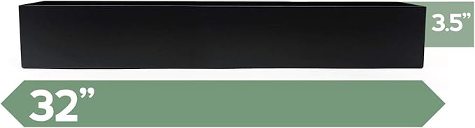 Buhbo Modern Black Trough Rectangular Planter - 32 in, Steel, Indoor Use, Contemporary Design, Succulents & Small Plants
