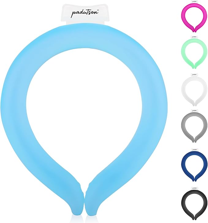 Neck CoolingTube, Reusable Ice Cooler Wearable Body CoolingProducts, Neck Coolers for Hot Weather