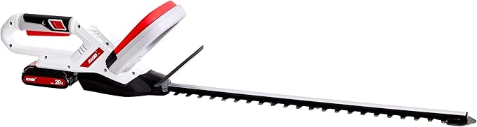 KAKEI 20V Cordless Hedge Trimmer with 520mm Blade & 40Min Runtime | Adjustable 5-Angle Swivel Handle, Lightweight Aluminum Body, Blade Guard for Effortless Trimming