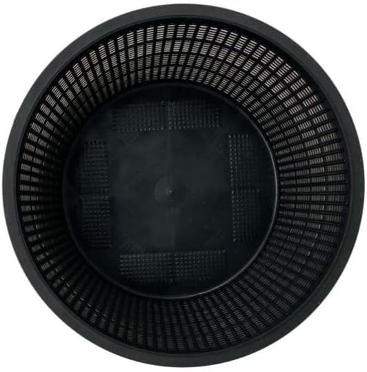 Chalily 7.5" Round Mesh Aquatic Plant Pot Great for Water Lilies, Lotus, and Other Pond Plants Round Plastic Planter for Outdoor Ponds Terrific for Aquatic Soil Plant Basket