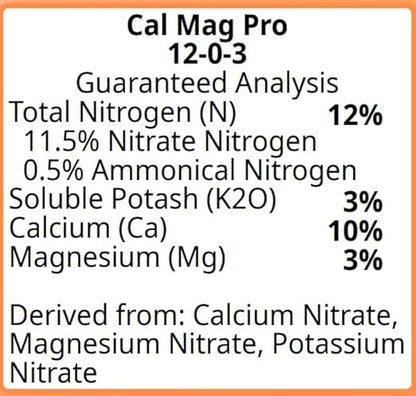 CalMag Pro Hydroponic and Soil Nutrient Fertilizer for Plants Calcium and Magnesium Booster
