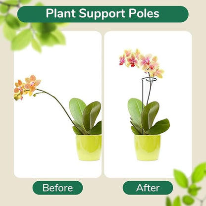 6 PCS Tomato Twist Stake, 2025 Premium Tomato Stakes and Supports, Metal Plant Support Garden Stakes, Spiral Plant Support for Potted Plants Tomato, Climbing Plant Stakes Tower Plant Supports