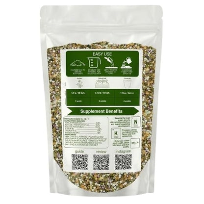 Old Cobblers Farm™ Wicked Growth Asparagus Fertilizer – Balanced Formula for Healthy Spears & Strong Root Growth – Supports Early Season Growth (5 lbs | 10 lbs | 15 lbs | 20 lbs) (10 lbs)