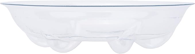 6 Pack Heavy Duty Clear Plastic Plant Saucer Sturdy Pot Tray,Plant Water Catcher Clear Thick Plastic Heavy Duty Plant Sturdy Saucer Drip Trays for pots (6 INCH)
