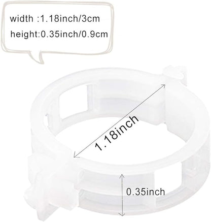 OJYUDD 300 PCS Plant Support Garden Clips,Tomato Vine Clips,Durable Crop Clips in White for Flower Vine Twine Tomato Orchid to Grow Upright and Healthier