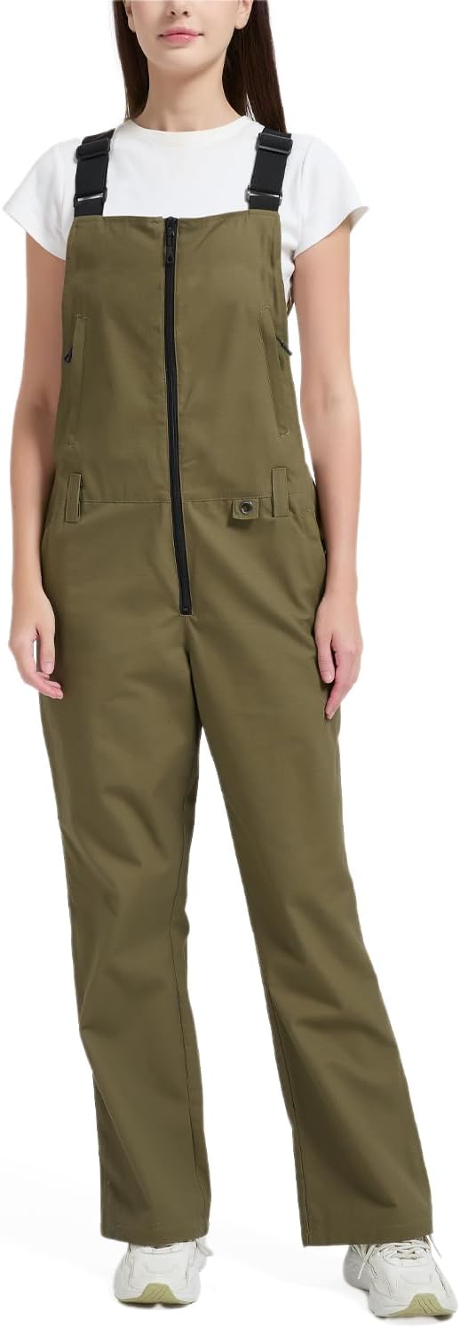 Women's Comfort Fit Tough Flex Canvas Work Bib Overalls