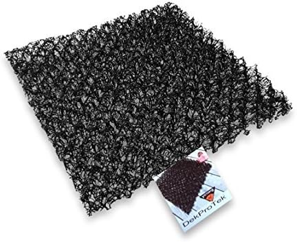 DekProTek Modular 1 ft. x 1 ft. Deck Protector (Pack of 4) for Raised Garden Beds All Makes and Brands Bonsai Drain