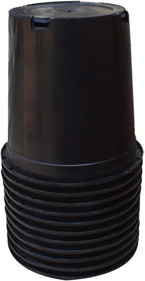Nursery Pot 1 Gallon 1 Gal 2 Gal 3 Gal 5 Gal 7 Gal 10 Gal 15 Gal Nursery Container Injection Molded Pot Fit for Plants Soil Growers or Hydroponics (10,2 Gallon)