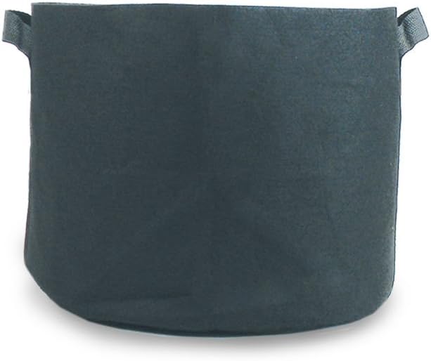 HTG Supply Phat Sacks 3-Gallon Indoor/Outdoor Black Fabric Grow Pot - 25-Pack