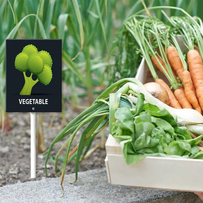 Eveokoki Aluminum Seed & Plant Labels - Plant Markes for Seedlings-Plant Tags for Pots - Garden Signs for Vegetable - Durable Markers for Plants Outdoor Waterproof - Garden Decor for Farmhouse