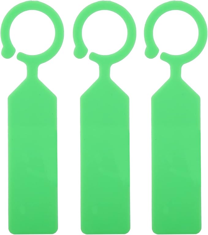 Plastic Plant Labels, 100 Pcs Plant Tags and Labels, Garden Labels Stakes for Hanging Labels for Plant Tree Nursery Seedling Tags Garden Decor(Green)