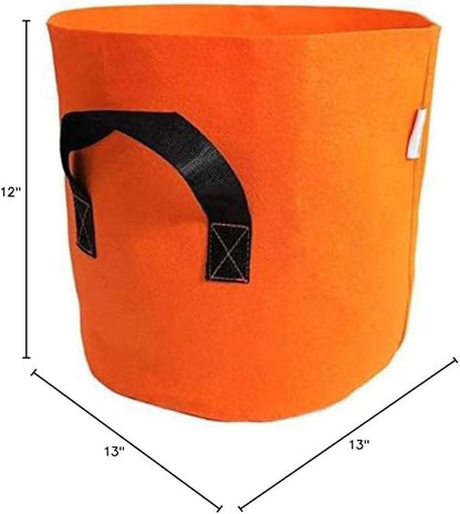 Bootstrap Farmer Grow Bags 7 Gallon, Purple 10 Pack, Colored Fabric Pot for Peppers, Potatoes, Tomatoes and Plants