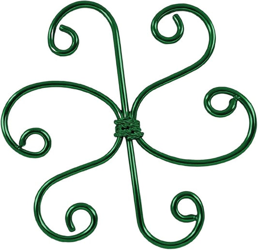 Plant Stem Support Set, 2025 New Reusable Plastic Climbing Plant Support Plant Trellis 3/6 Pcs, Upgrade Climbing Houseplant Support Stakes for Indoor Plants Stem Holder (1, Green Round)