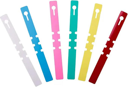 240 Pcs Plastic Plant Tags - Adjustable Wrap-Around Tree Labels, Waterproof Garden Markers with Ample Writing Space for Potted Plants, Nursery & Gardening (Multicolor)