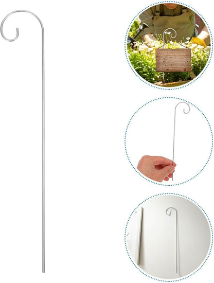Milisten 10Pcs Heavy Duty Shepherd Hooks for Outdoor Use Portable Plant Label Hangers Simple Installation Garden Markers for Flower Pots and Bonsai for Bird Feeders and Decor