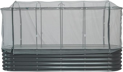 Vego garden Cover System for 3.5' Round Garden Bed (Garden Bed not Included)