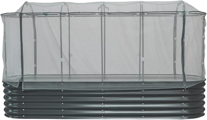 Vego garden Cover System for 3.5' x 5.0' (6 in 1) Garden Bed (Garden Bed not Included)