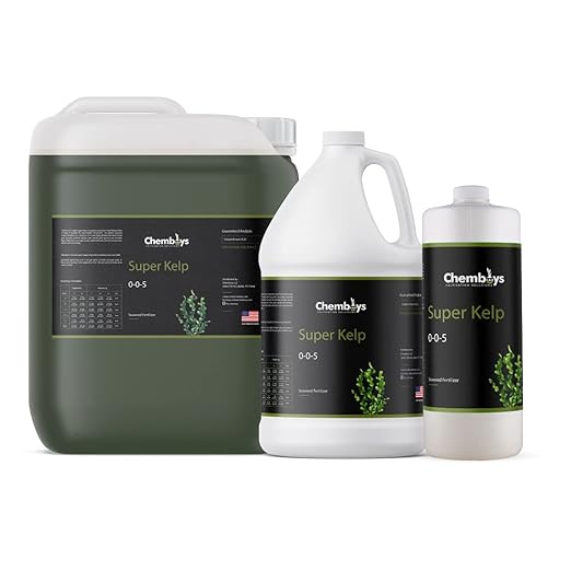 Chemboys Super Kelp Liquid Seaweed Fertilizer Kelp Plant Food Supplement for Plant Growth, Bloom & Yield Boost Liquid Seaweed Concentrate Garden Fertilizer - 1 Quart (32 fl oz)