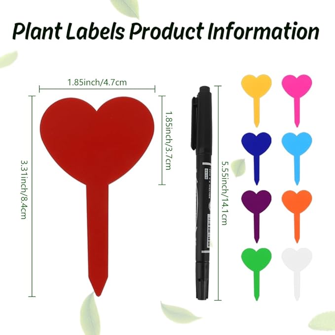 Plant Labels,120PCS Plastic Plant Tags Labels for Seedlings,Garden Labels Outdoor Waterproof,Garden Markers for Plants Outdoor,Gardening Supplies,Gifts for Gardening Lover