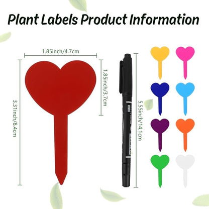Plant Labels,120PCS Plastic Plant Tags Labels for Seedlings,Garden Labels Outdoor Waterproof,Garden Markers for Plants Outdoor,Gardening Supplies,Gifts for Gardening Lover