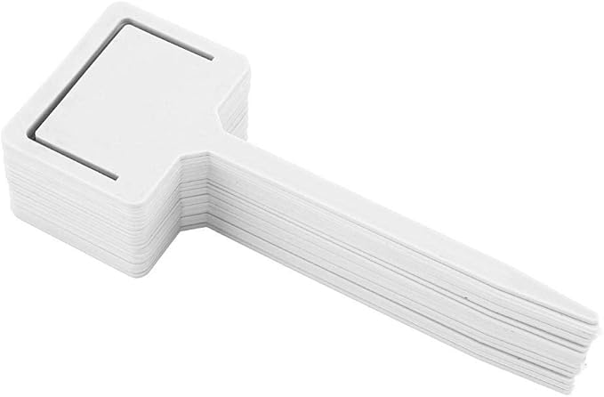 Yosoo 20 Pcs Plant Labels, PVC Gardening Flower Plant Label Identification Tags Garden Stake Tool(01)