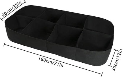 Raised Garden Bed with Grow Grid,135 Gallon Elevated Flower Vegetables Bed Planter Box,Planting Container,Plant Root Pouch Pots,Garden Tub