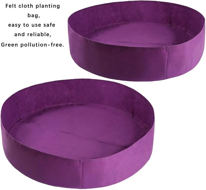 Firlar 100 Gallon Raised Garden Bed,Felt Fabric Breathable Planting Container Grow Bag Planter Pot for Plants, Flower,Vegetables