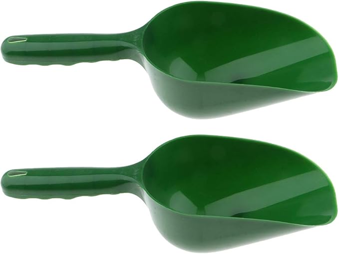 2pc Plastic Handy Garden Scoop For Soil, Compost, Planting Re-Potting Plants