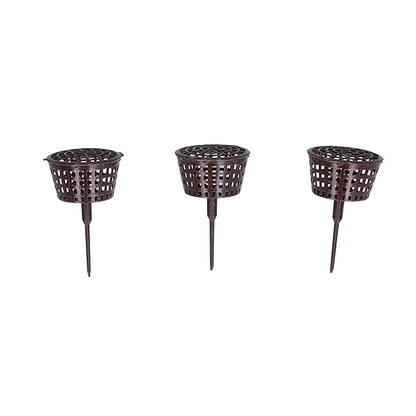 Atyhao Plastic Fertilizer Mesh Basket 20PCS Anti-Aging Bonsai Fertilizer Box with Lid for Planting Fertilization