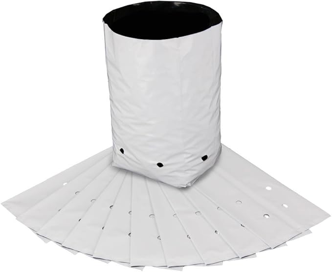 25-Pack HTGSupply 1-Gallon Poly Grow Bag Planters (25 Bags)