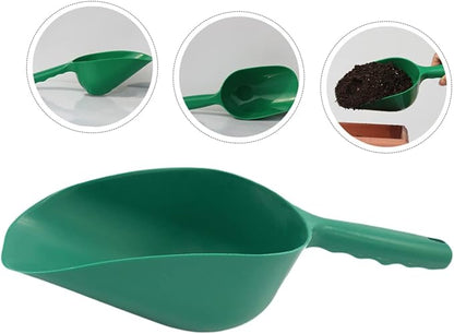 GANAZONO Thickened Gardening Soil Scoop Lightweight Portable Planting Shovel Garden Tool for Potting Soil and Plant Dirt 11.41X3.93X3.14 Inch