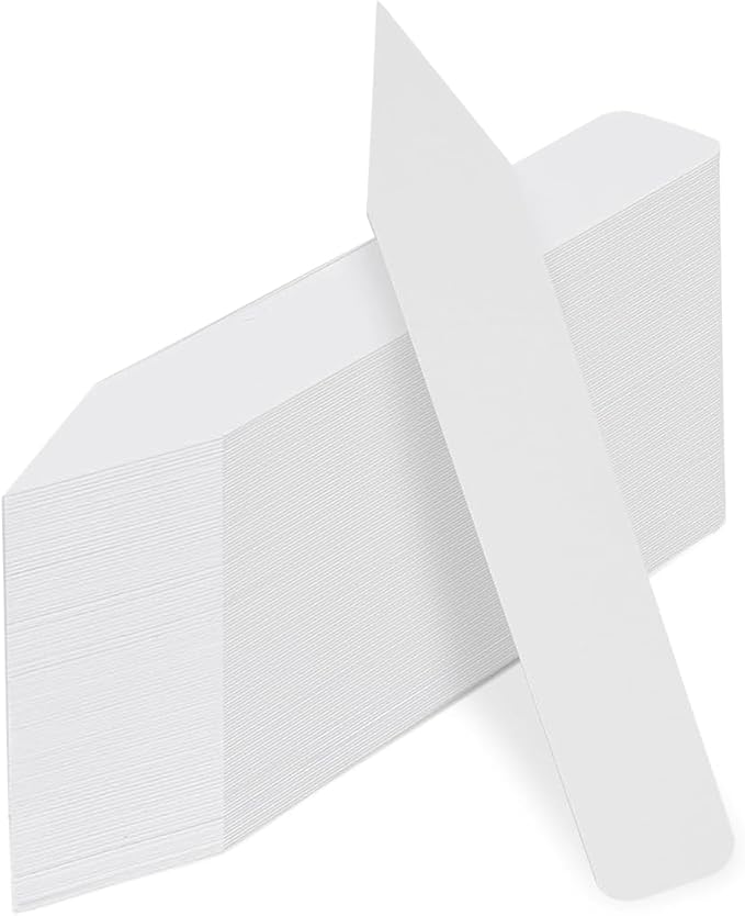 Plant Markers Labels 4 Inch Plastic Plant Waterproof Durable Seedlings Garden Labels Markers Nursery Plant Tags Seed Labels Plant Label Stakes Plant Markers for Outdoor Garden (100)