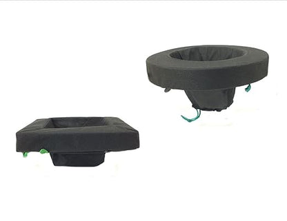 PondH2o Floating Aquatic Water Garden Pond Plant or Flower Fabric Planter Baskets, 10" Round & 14" Square, Floatable Aquatic Water Garden Pond Plant Islands for Ponds and Water Features | Value 2 Pack