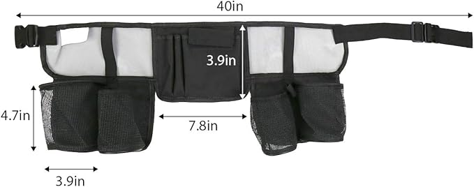 Tool Pouch, Waist Tools Bag Belt, Bottle Holster, Heavy Duty Working Tool Apron for Janitorial, Custodial, Housekeeping, Cleaning