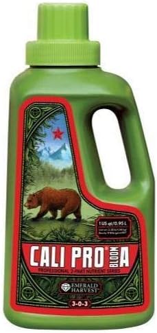 Emerald Harvest 723910 Cali Pro Bloom A Quart/0.95 Liter (12/Cs) fertilizers, 0.95 L, Natural