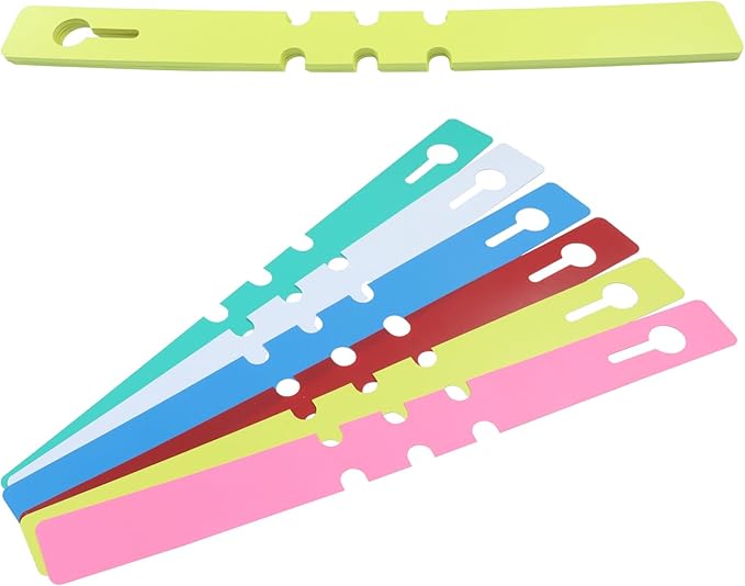 120 PCS Adjustable Plastic Plant Tree Tags - Waterproof Wrap Around Labels, Reusable Garden Markers(Assorted Colors)