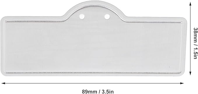 Aluminum Plant Tags 100Pcs with 100 Ties, Waterproof Garden Labels for Outdoor Identification, Greenhouse and Tree Markers for Plants Flowers Vegetables, Durable Metal Tags for Cables Equipment Pets
