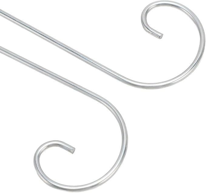 30PCS Plant Label Hooks for Outdoor Plants, Stainless Steel Plant Label Hooks Holder Garden Markers Stake Plant Sign Stake Rustproof Garden Tag Holder for Flower Pot Bonsai 200mm